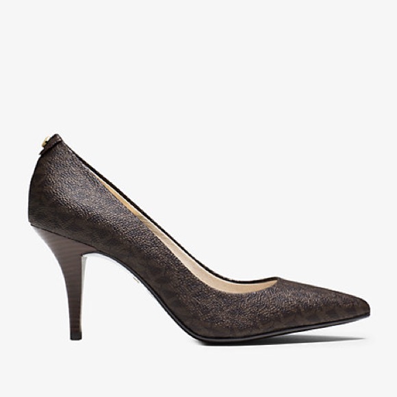 Michael Kors Flex Logo Mid-Heel Pump size 7.5 - Picture 1 of 12